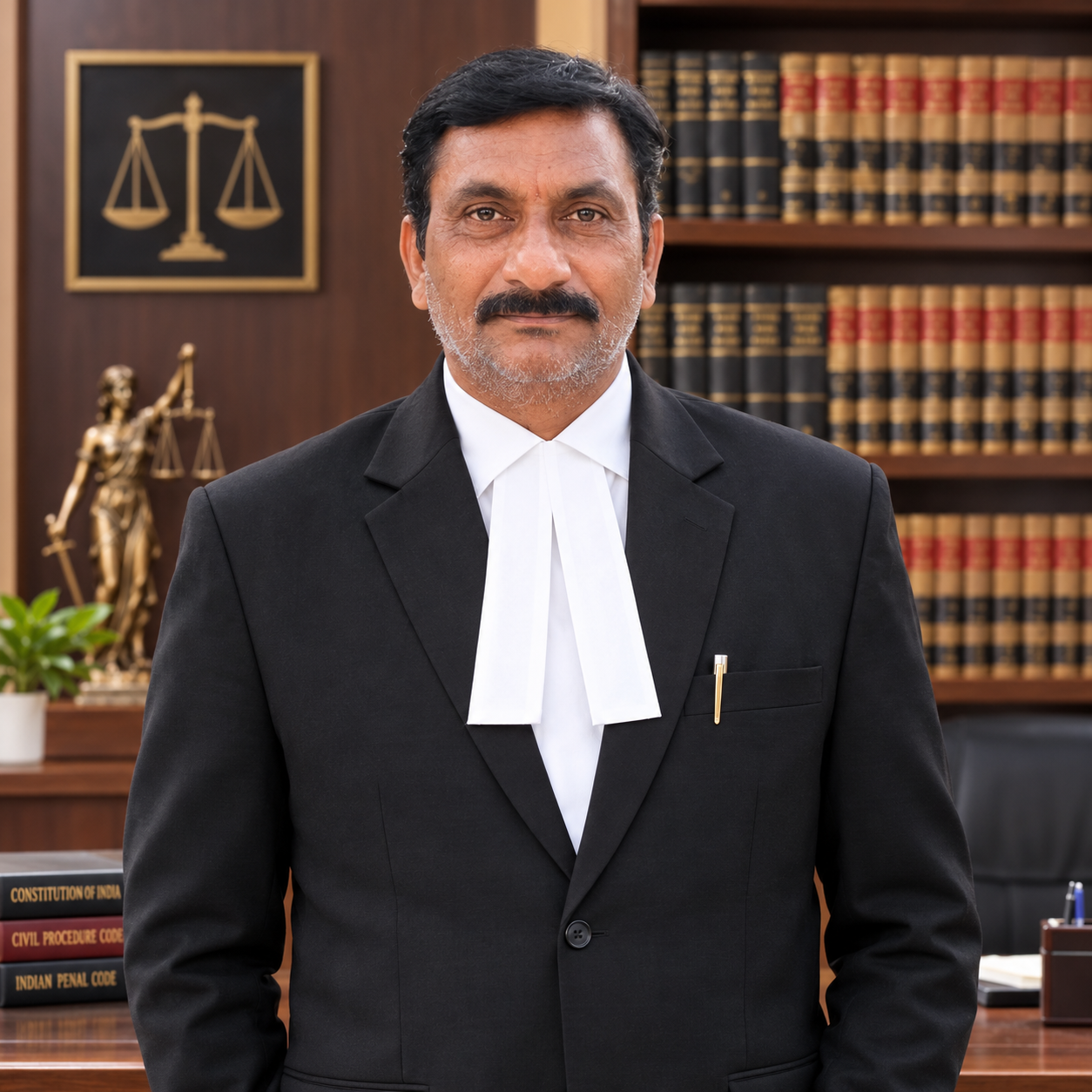 Advocate Majoju Srinivas Chary - Professional Portrait